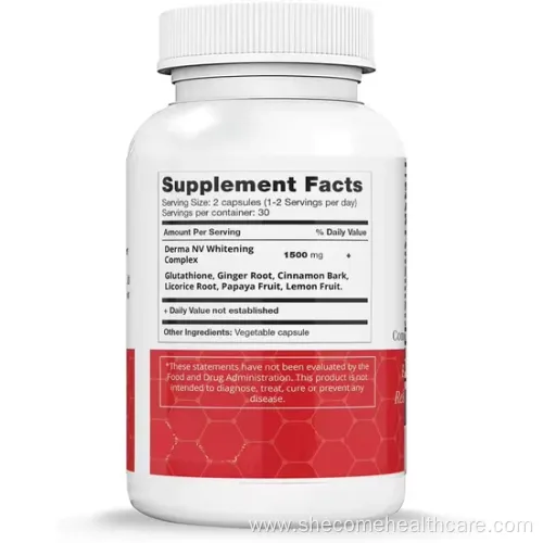 Skin Whitening Capsules for Dark Spot Removal